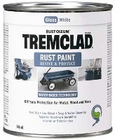 RUST PAINT WATER BASED GLOSS WHITE