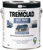 RUST PAINT WATER BASED FLAT BLACK