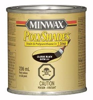 POLYSHADES BLACK SATIN 236-ML