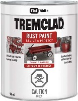 RUST PAINT FLAT WHITE 946-ML