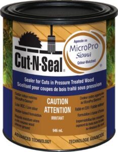 WOOD PRESERVATIVE END CUT BRN 946ML