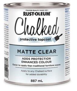 CHALKED MATTE PAINT TOP COAT 887-ML