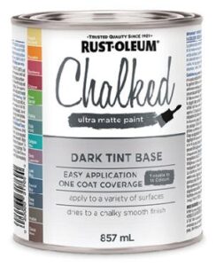CHALKED MATTE PAINT DARK TINT 857ML