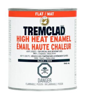 RUST PAINT HIGH HEAT BLACK 946-ML