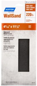 WALL SAND 4 X 11IN 220 GRIT 2 PACK