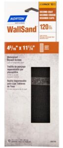 DRYWALL SHEET 120 GRIT 4X11IN 10 PK