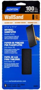WALL SAND 4 X 11-IN 100 GRIT 5 PACK