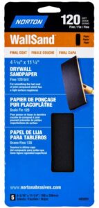 WALLSAND 4 X 11IN 120 GRIT 5 PACK
