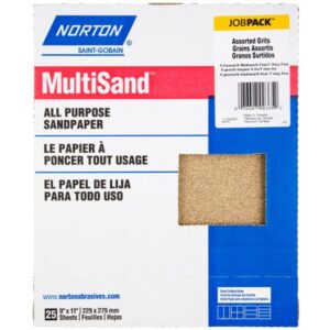 SANDPAPER SHEET ASSORTED 25 PACK