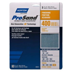 PROSAND SANDING SHEET 400 GRIT 3 PK