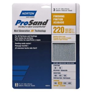 PROSAND SHEET 220 GRIT 3 PACK