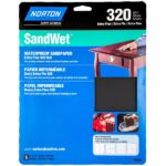 SANDWET SANDING SHEET 320 GRIT 5PK
