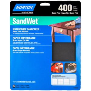 SANDWET SANDING SHEET 400 GRIT 5PK