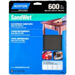 SANDWET SANDING SHEET 600 GRIT 5PK