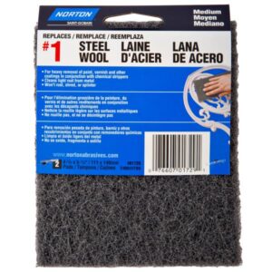 SYNTHETIC STEEL WOOL MEDIUM 2 PACK