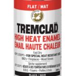 HIGH HEAT ENAMEL FLAT BLACK 340-GR