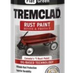 RUST PAINT FLAT GREEN 340-GR