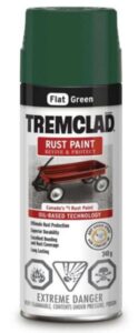 RUST PAINT FLAT GREEN 340-GR