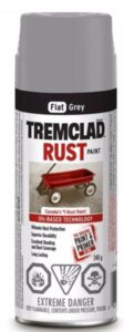 RUST PAINT FLAT GREY 340-GR