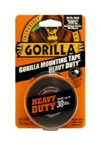 MOUNTING TAPE HEAVY DUTY BLACK 1.5M