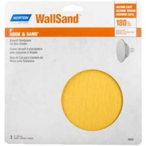 SANDING DISC DRYWALL 180 GRIT 9-IN