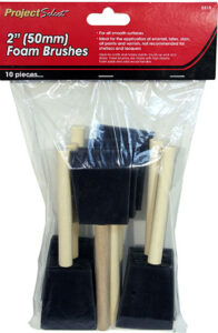 PAINT BRUSH FOAM 2-IN 10 PACK