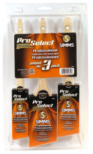 PAINT BRUSH POLY / NYLON SASH 3 PC
