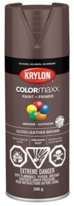 SPRAY PAINT GLOSS BROWN 340-GR