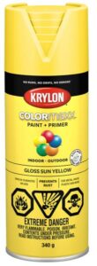 SPRAY PAINT GLOSS SUN YELLOW 340-GR