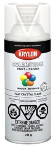 SPRAY PAINT FLAT CRYSTAL CLEAR 311G