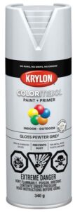 SPRAY PAINT GLOSS PEWTER 340-GR