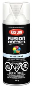 SPRAY PAINT GLOSS CLEAR 340-GR