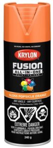SPRAY PAINT GLOSS ORANGE 340-GR