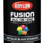 SPRAY PAINT METALIC BLACK 340-GR