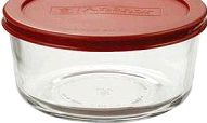 STORAGE BOWL GLASS WITH LID 4 CUP