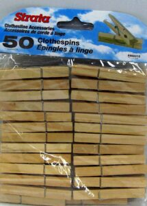 WOODEN CLOTHESPINS 50 PACK