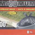 GARBAGE BAG 75-L 100 PACK