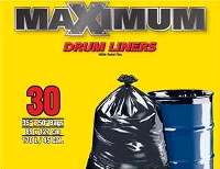 DRUM LINER 170-L 35X50-IN 30 PACK