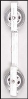 CLOTHESLINE SPACER ZINC 10-IN