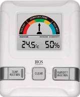 HYGROMETER WITH COMFORT SCALE