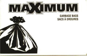 GARBAGE BAG 42X48-IN BLACK 100 PACK