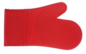 SILICONE OVEN MIT 12-IN RED