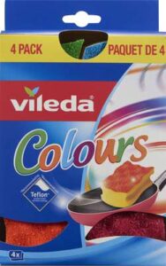 COLOURS SCOURER PAD 4 PACK