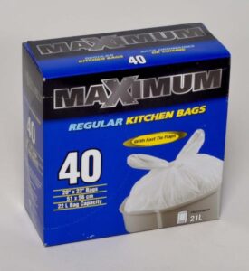 KITCHEN BAG REGULAR 22-L 40 PACK