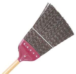 RAILROAD TRACK BROOM WOOD HANDLE