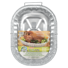 ECO-FOIL OVAL ROASTER WITH HANDLES