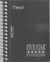 FAT LIL FIVE STAR NOTEBOOK 200 PAGE