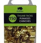 THUMB TACKS BRASS 150 PACK