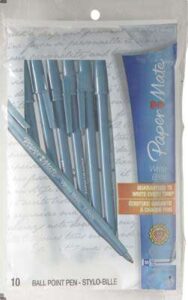 WRITE BROS BALL POINT PEN BLUE 10PK