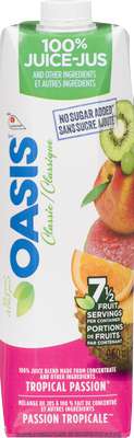 OASIS TROPCAL PASSN PURE JUICE